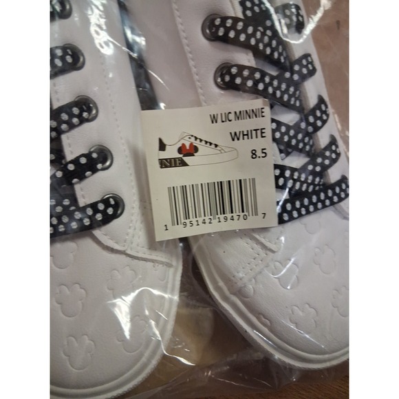Disney Minnie Mouse Womens Size 8.5 Ground Up Low Top Court Sneakers Shoes - Picture 7 of 8